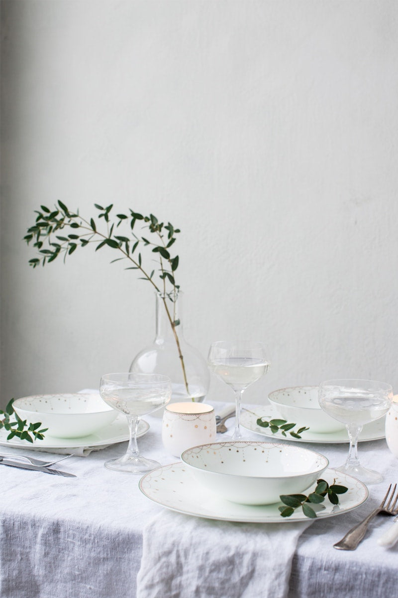 Wik & Walsøe Julemorgen Tallrikar 2-pack – Bone China Jultallerken