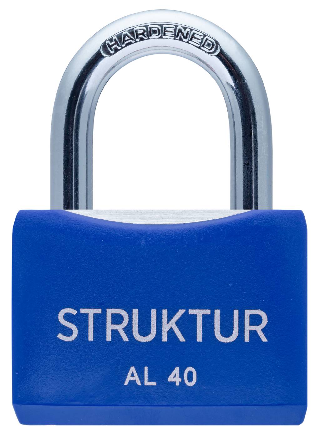 HÄNGLÅS ALU BLÅ 40